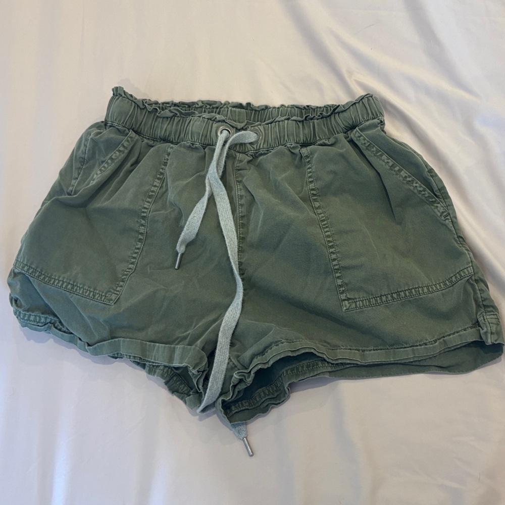 Aerie Olive Green Cargo Shorts